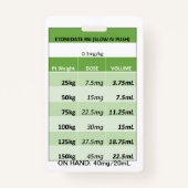 Snelle dosering RE: Etomidate en Ketamine voor RSI Badge (Achterkant)