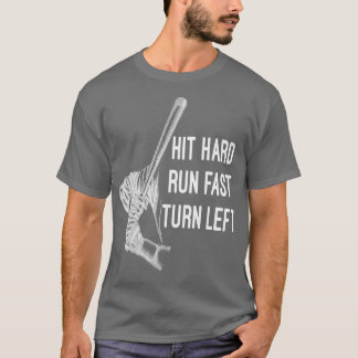 Snelle draai links Baseball Softball Fan T-shirt