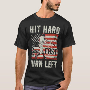 Snelle draai linkse baseball Player VS VI T-shirt