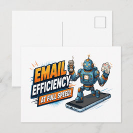 Snelle E-mailproductiviteitsrobot Briefkaart