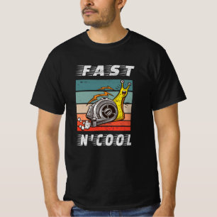 Snelle en koele turboslak snel en koel t-shirt