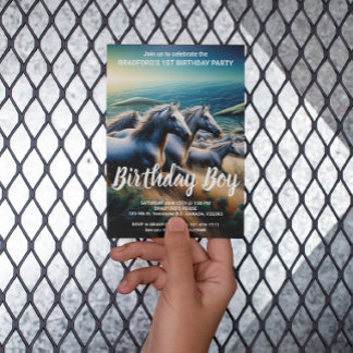 Snelle Geesten: Een Galopperende Kudde Briefkaart