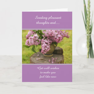 Snelle Herstel Wens Vouwbare Wenskaart Kaart