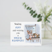 Snelle herstelwens (kinderen/volwassenen) kaart (Staand voorkant)