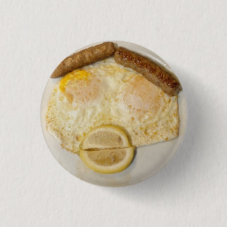 Snelle KARL's Gezicht in EIEREN Ronde Button 3,2 Cm