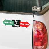 Snelle langentrage bumpersticker (Op Truck)