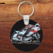 Snelle Rode-snelwegmotor Sleutelhanger (Voorkant)