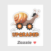 snelle slak sticker (Vel)