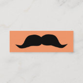 Snelle snor profielkaarten mini visitekaartje (Achterkant)