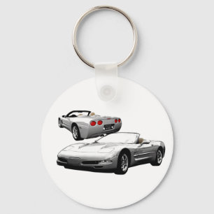 Snelle zilver sleutelhanger