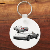 Snelle zilver sleutelhanger (Voorkant)