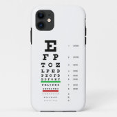 Snellen Eye Chart Case-Mate iPhone Case (Achterkant)