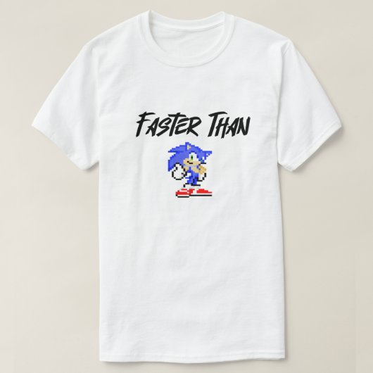 Sneller dan Sonic T-shirt (Design voorkant)