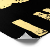 Sneller horen we banjos -  donker poster (Hoek)