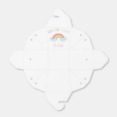 SNELLER RAINBOW CLOUDS kinder pastelkleuren afbeel Bedankdoosjes (Uitgevouwen)