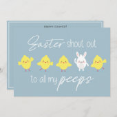 "Sneller schreeuwen naar al mijn piepers, leuk ele Feestdagenkaart (Voorkant / Achterkant)