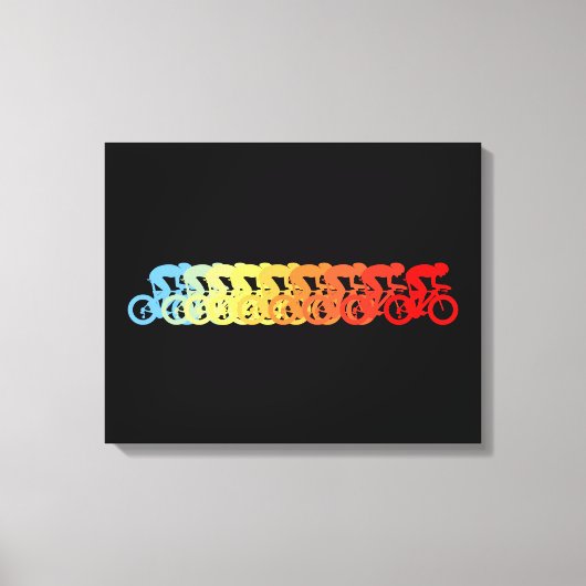 Sneller, sneller, sneller canvas afdruk (Voorkant)