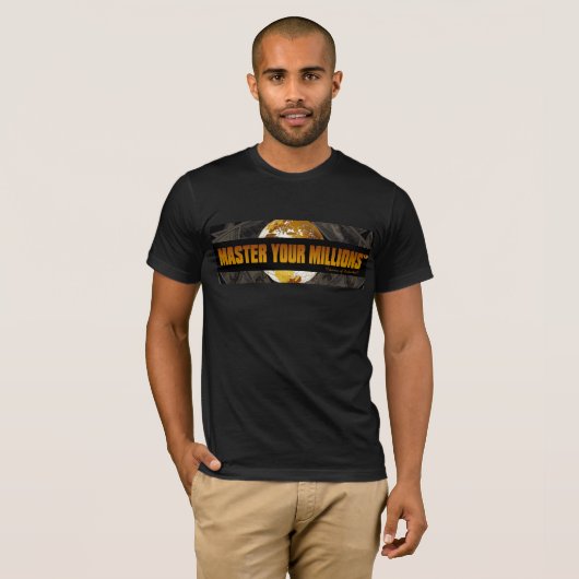SNELLER UW MILLIONS (TM) Mannen Basic-American T T-shirt (Voorkant volledig)