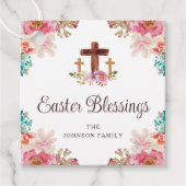 Snellere afpersing Waterverf kruis Bedankjes Labels (Voorkant)