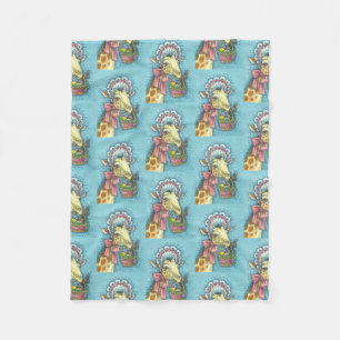 SNELLERE BONNET GIRAFFE FLEECE BLANKET SM DEKEN