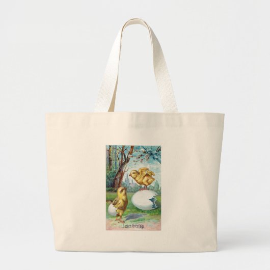 Snellere Briefkaart Grote Tote Bag (Voorkant)