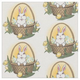 Snellere bunny Fabric Easter Fabrics op maat Stof