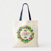 Snellere eieren en bloemen — groot ontwerp tote bag (Voorkant)