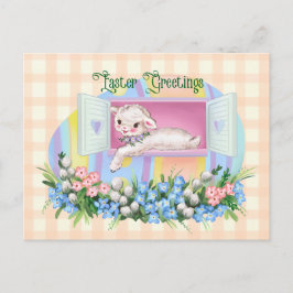 Snellere  geïnspireerde lamp in eieren briefkaart