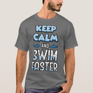 Snellere haaienoverlagen houden t-shirt