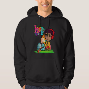 Snellere hippe dik liefde Dab Holiday Kinder jonge Hoodie