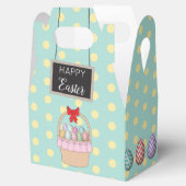 Snellere paasmandje en paaseieren bedankdoosjes (Geopend)