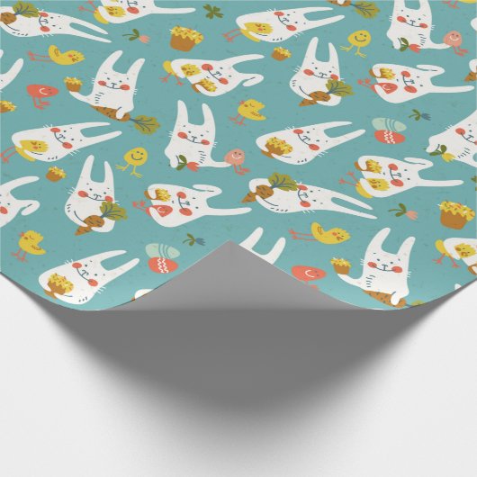 Snellere paaspakketpapier cadeaupapier (Hoek)