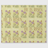 Snellere veroudering | Hij is een Floral Wra Cadeaupapier (Vlak)