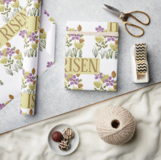 Snellere veroudering | Hij is  Floral Cadeaupapier