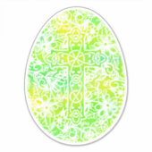 Snellere Waterverf Groene Kruis Sticker (Voorkant)