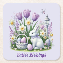 Snellere wensen vierkante kartonnen onderzetter