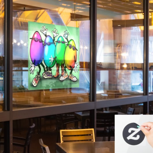 Snellere Windows Cling Raamsticker (Restaurant Raam)