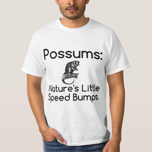 Snelpompen van Possum T-shirt (Voorkant)