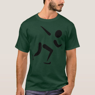 Snelschaatsen logo t-shirt