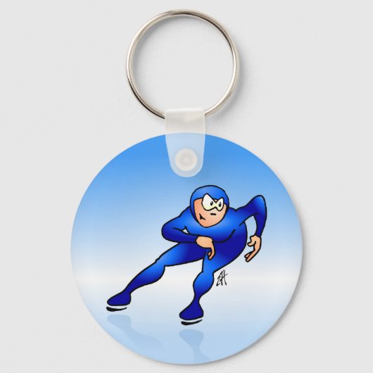 Snelskater Sleutelhanger (Voorkant)