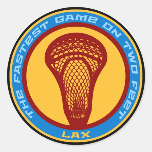 Snelste game ronde sticker (Voorkant)