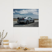 Snelste Nissan GT-R in de wereld 1700whp Poster (Keuken)