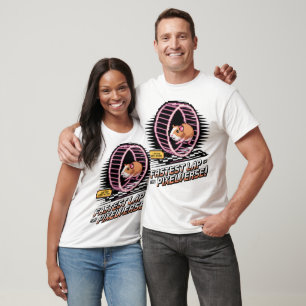 Snelste ronde in de Pixelverse - Gaming Hamster T-shirt