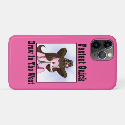 Snelste trek in het Westen! Case-Mate iPhone Case (Achterkant (horizontaal))