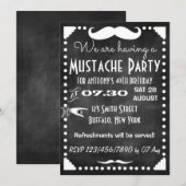 Sneltrespot Snor Feest Kaart (Voorkant / Achterkant)