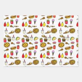 Snelvoedsel Cartoon Inpakpapier Set Vel