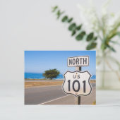 Snelweg 101 noord briefkaart (Staand voorkant)