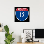 Snelweg 12 poster (Thuiskantoor)