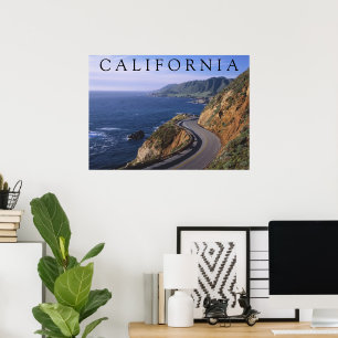 Snelweg 1 Carmel Californië Poster