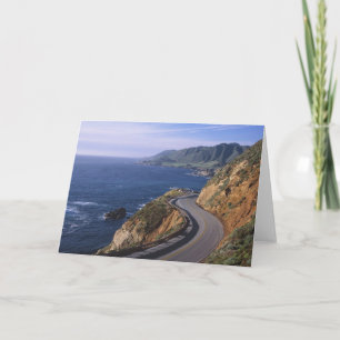 Snelweg 1 langs de Californische kust bij Kaart